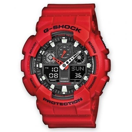 Casio G-Shock GA-100B-4AER Rojo